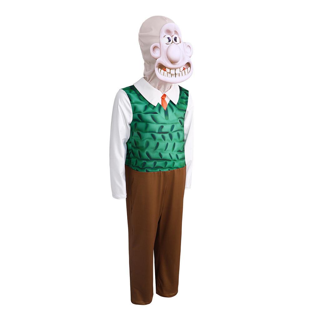 Wallace And Gromit Inspired Super Cool Dog Cosplay Costume For Kids Unisex Sizes 110 To 190