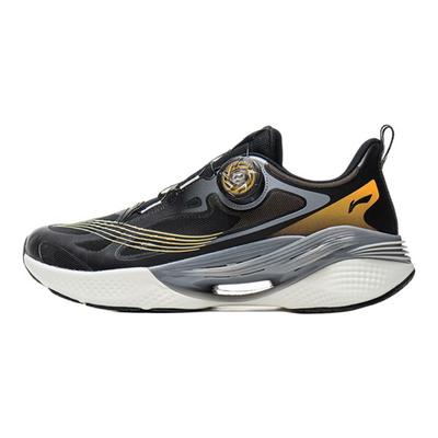 Li Ning Kids Comfortable Versatile Non-Slip Durable Low-Top Running Shoes Unisex Running Shoes Black YKFV124-5