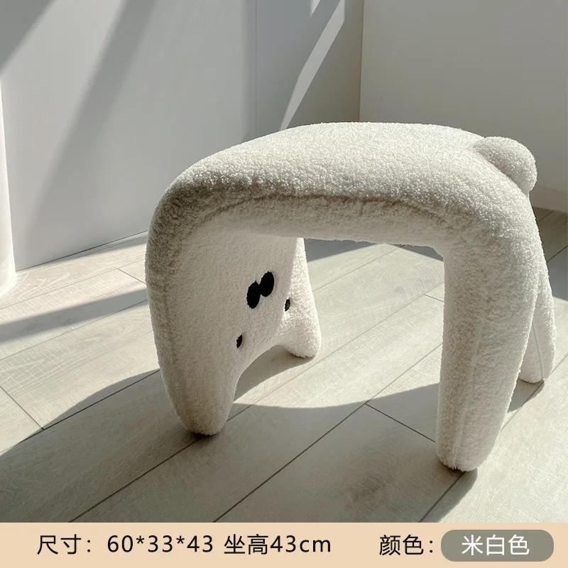 Small Cat Stool Porch Cloakroom Chair Entry Door Light Luxury Home Entry-level Shoe Stool Entry-home Change Shoe Stool