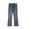 Men's Denim Flared Jeans Men's Mid Rise Stretch Light Blue Jeans