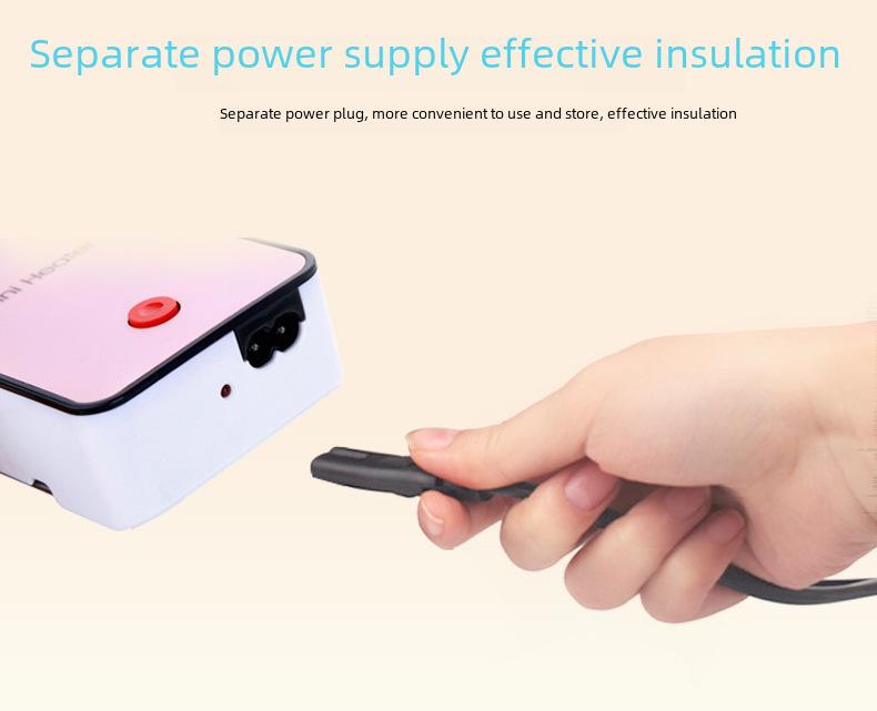 Compact Desktop Heater - Portable, Low Power for Home, Dorm, or Office