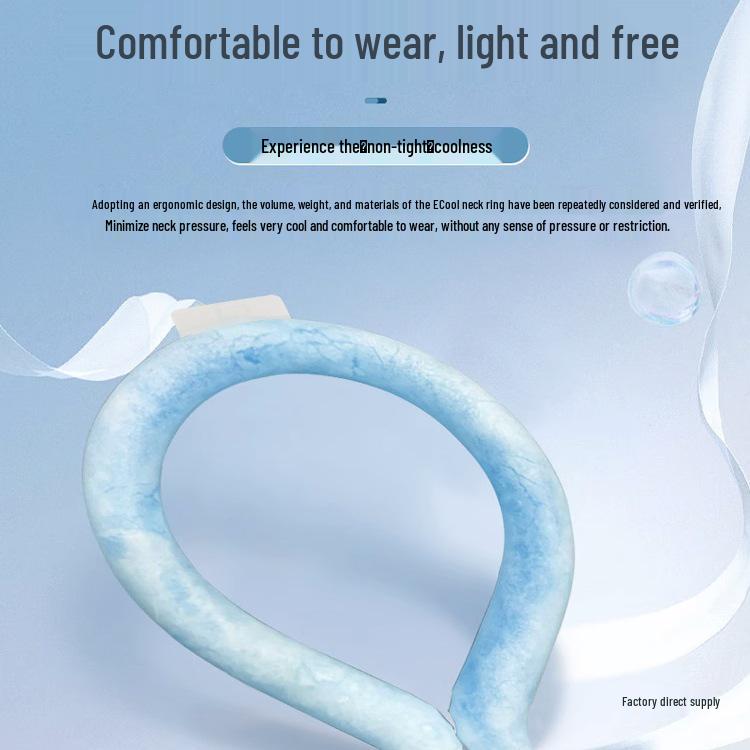 Summer Cooling Ice Neck Ring Choker - Heat Relief and Cool Comfort