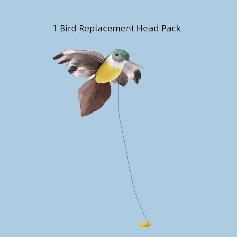 

Игрушка для кошки Электрическое вращение Искусственный зов птицы Дразнилка для кошки Саморазвлечение Снятие скуки Удобный гаджет Синий кот Золотой Постепенно слой Товары для питомцев Bird replacement head [color random]]