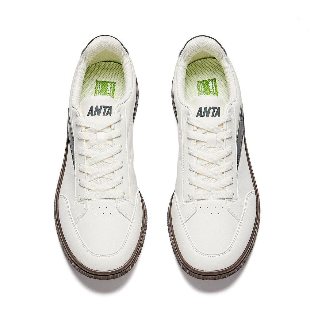 Anta Skateboard Shoes Men's White Gray 912618007-5