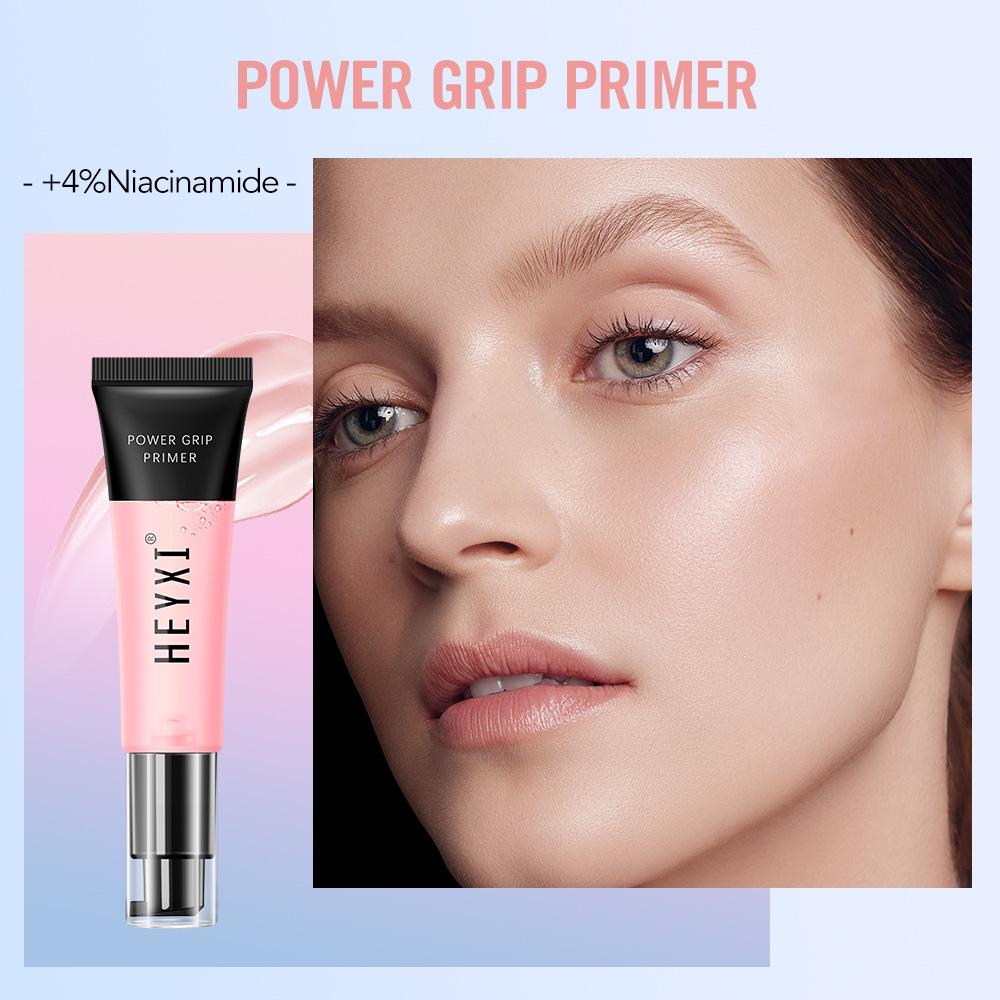 HEYXI Han Yuanxi Makeup Primer: Moisturizing, Concealing, and Pore-Minimizing.