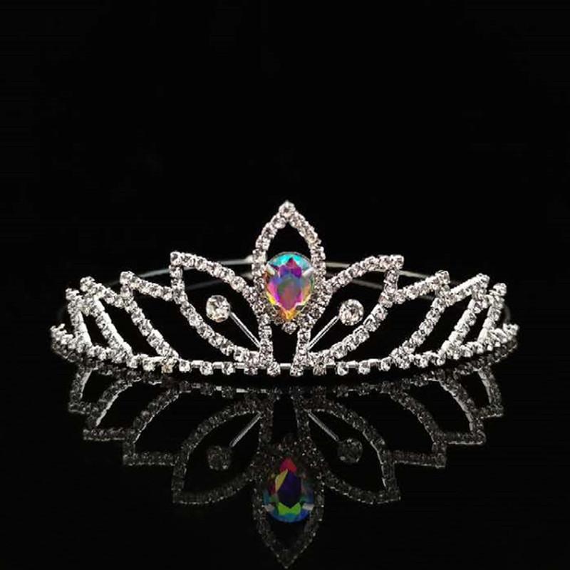 Μόδα Crystal Crown Νυφική Κεφαλή Κορίτσι Παιδικό Στέμμα Αξεσουάρ Μαλλιών Φωτογραφία Γάμου Αξεσουάρ φορέματος