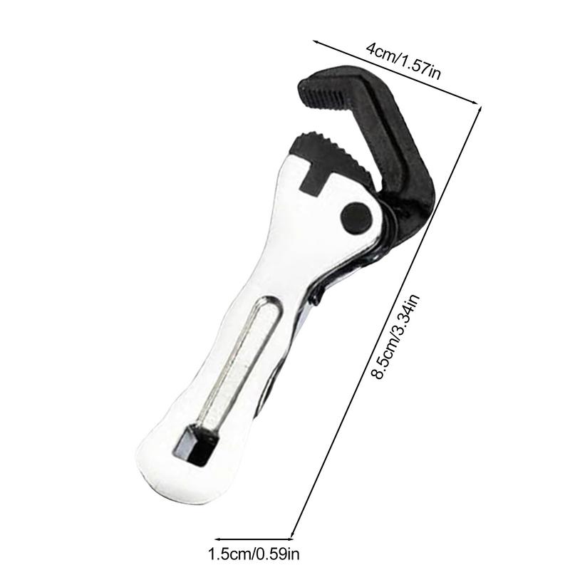 Adjustable Wrench Portable Multipurpose Tool Adjustable Pipe Wrench For Portable Fixing Utility Repair Workshop Daily Home