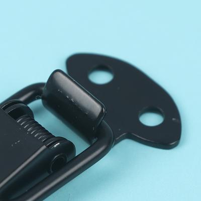 2Pcs Luggage Flat Mouth Buckle Toolbox Spring Lock Stainless Steel Small Buckle