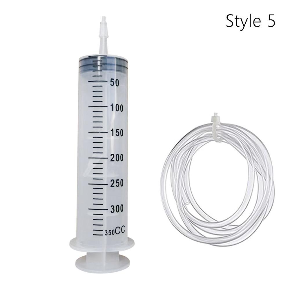 Plastic Big Syringe Large Capacity Feeding Ink Pump Measuring Reusable 150ml-500ml Hose Syringe