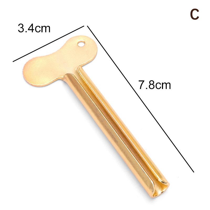 

(YOUU06)1pc Stainless Steel Toothpaste Squeezer Facial Cleanser Toothpaste Dispenser Squeezer Tube Tool Metal Accessory