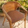 Breathable Chair Pad Handwoven Rattan Seat Cushion, Summer Square Mat, Anti-slip Cooling Cushion Sitting for Dining & Office Chairs Durable Woven