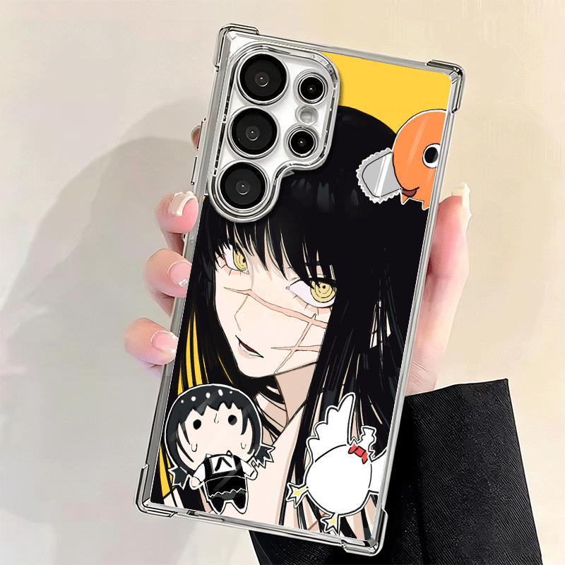 Anime Character Yoru War CSM Soft Phone Case For Samsung Galaxy S26 Ultra S25 Edge S24 FE S23 Plus S22 S21 + S20 Plating Anti-Fa