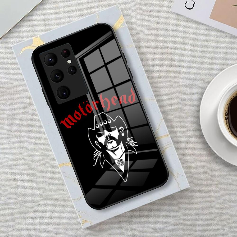 

Singer L-Lemmy-Kilmister Phone Case For Samsung S26 S25 Edge Ultra 23 22 21 20 Ultra Plus S24 Fe Glass Cover Galaxy S22 Plus