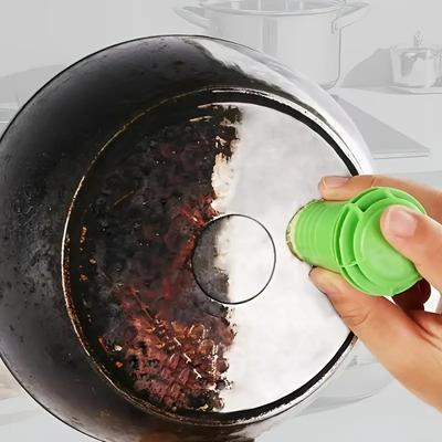 Magic Stainless Steel Kitchen Cleaning Brush - Rust & Grease Remover for Pots, Pans & Glass Surfaces