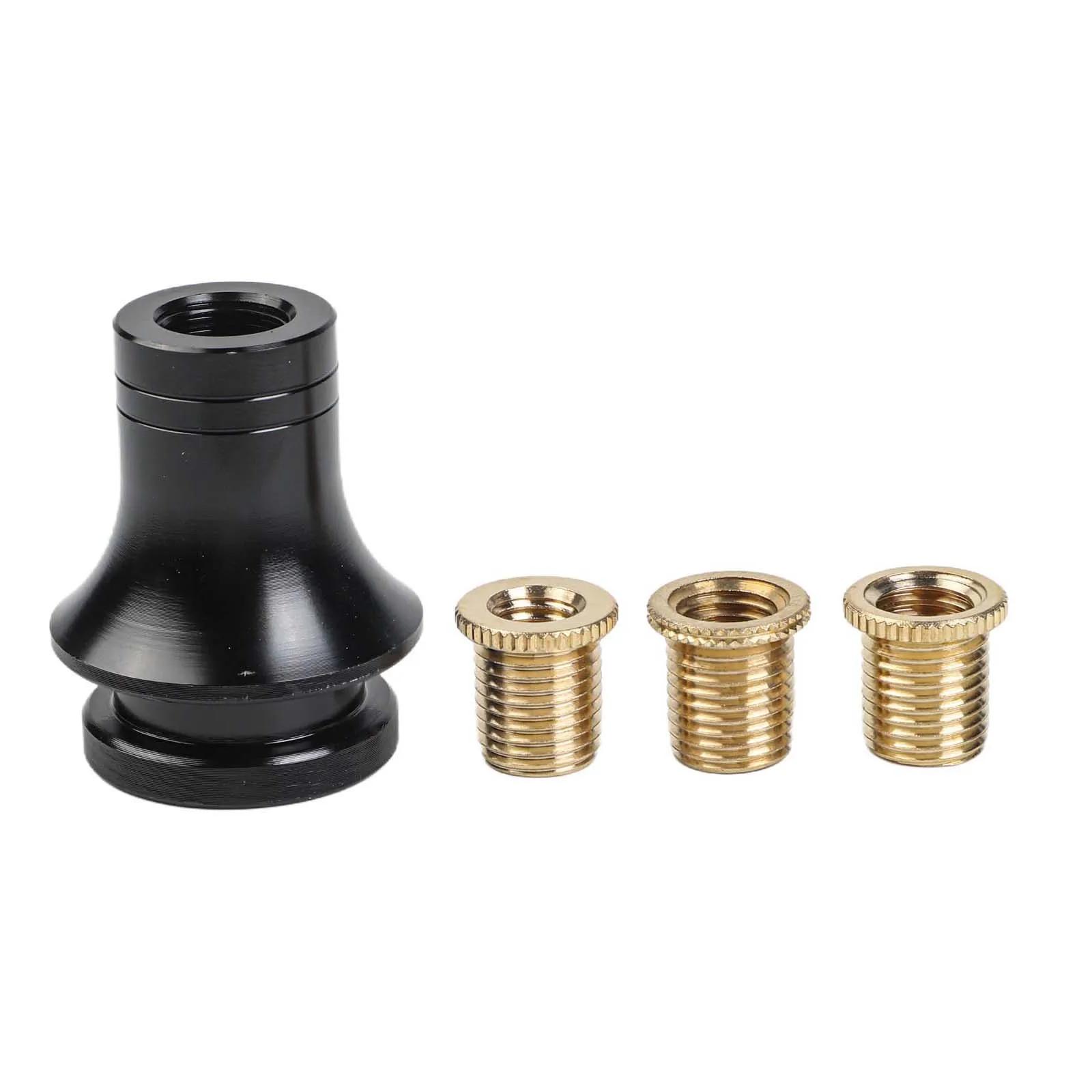 Manual Gear Shifter Adapter With X1 25 Thread For Shift Knob Boot Retainer Supports Various Shift Head Installations чёрный