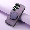 Manetic Bracket Stand Leather Phone Case for Samsung Galaxy S26 S23 S22 S25 S21 Ultra Plus Note20 S23 S24 FE S26 Ultra Cover