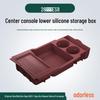 Compatible with 26 NIO ES8 Models: Center Console Cup Holder & Storage Box for Car Interior Modification