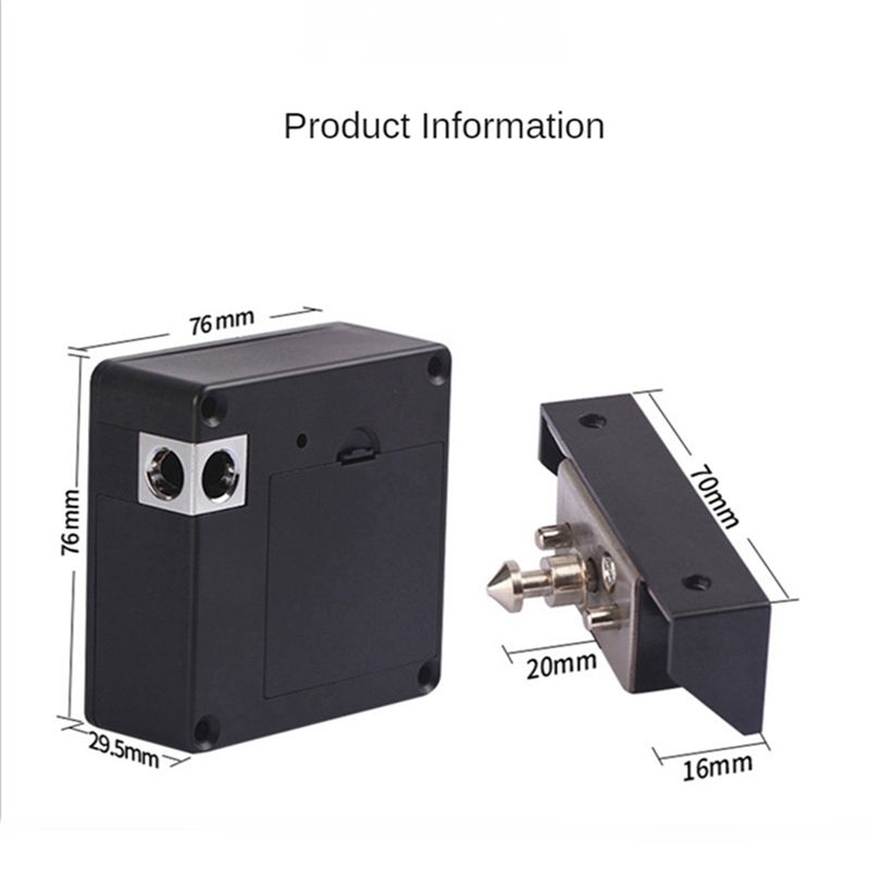 WON Hole-Free Drawer Lock Electronic Smart Lock Bluetooth Invisible Cabinet Lock Locker Locker Lock