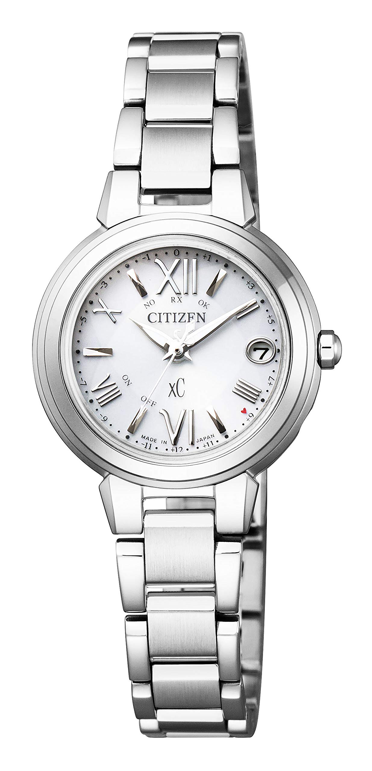 

[Citizen] Радіогодинник Cross Sea Eco Drive ES9430-54A жіночий срібний
