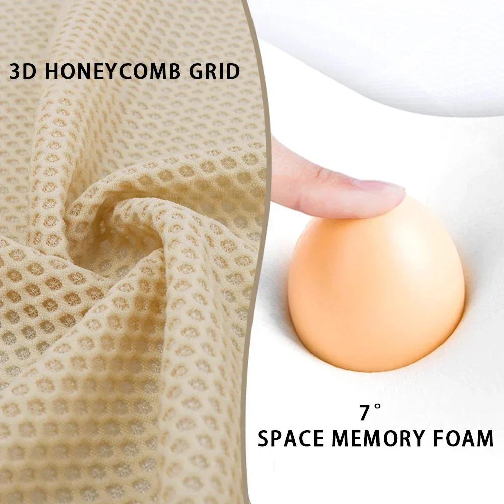 Qualità Poggiatesta Auto Supporto Collo Sedile Traspirante Protezione Cuscino Lombare Auto Memory Cotone Protettore Cuscino Cuscino Collo Auto