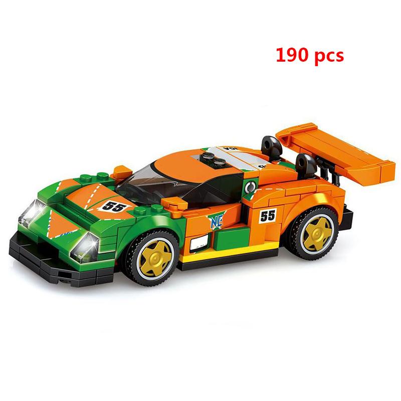 For Technical City Speed Champions Sports Car Racing Car Super Racers Figures Building Blocks Bricks Garage Toys Gifts Friends