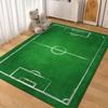 Green Soccer Field Indoor Rug Soft Nonslip Carpet For Living Room Play Area Hallway Home Party Decor Valentine'S Day Gift