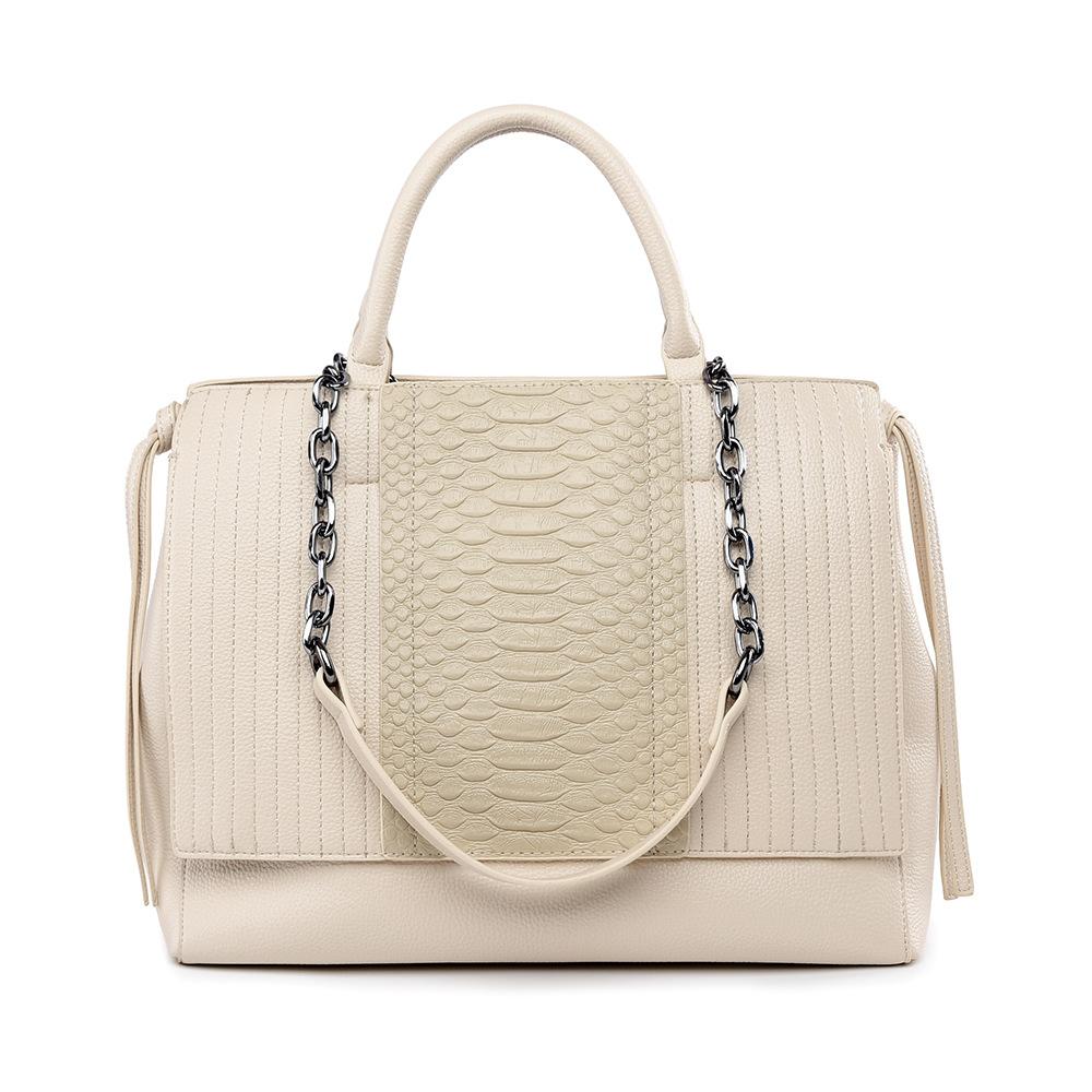 Tote Bag Crocodile Pattern Fashion Texture Bag Women's New Large Capacity Women's Bag Premium Single Shoulder Handbag