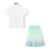 Girl's Chinese Style Horse Face Skirt Set