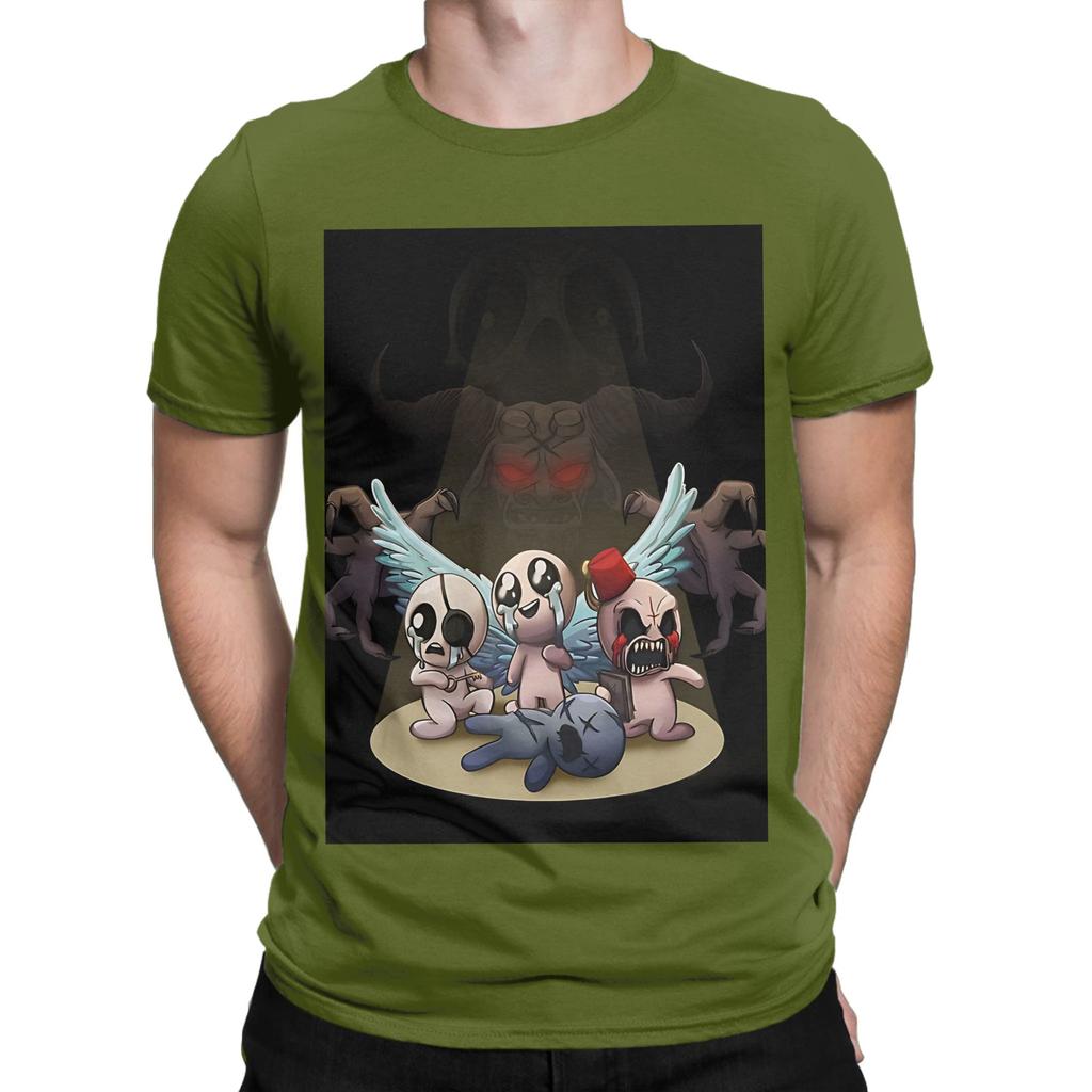 The Binding Of Isaac Black Poster Novelty Graphic 100 Cotton TShirt The Binding Of Isaac Rebirth Tops Tees For Unisex