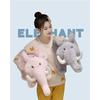 Adorable Plush Elephant Toy Stuffed Animal Cute Doll Perfect Birthday Gift Soft Hug Pillow