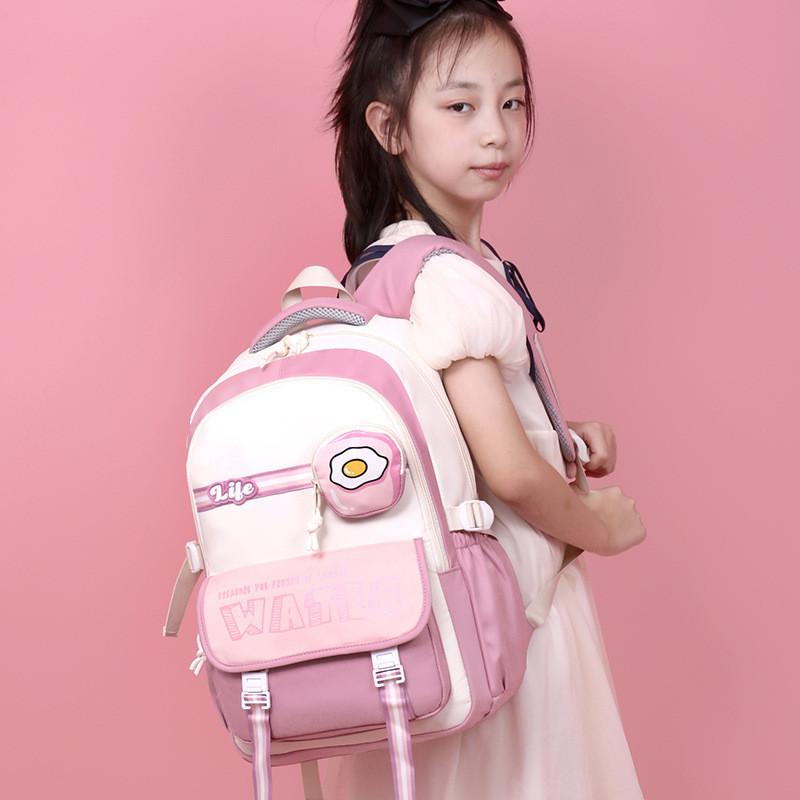 Lightweight Casual Student Backpack For Kids With Comfortable Air Cushion Straps