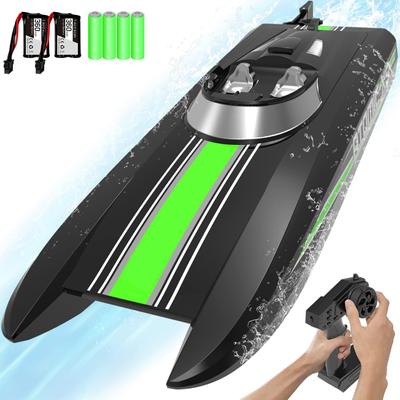 Remote Control Boats for Pools and Lakes 20+MPH High Speed RC Boat for Kids or Adults Toy Boat Gifts with 2 Batteries & Reverse Function