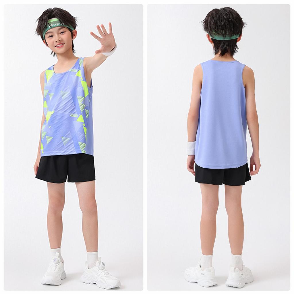 Men's Quick-Dry Track and Field Training Set: Marathon Running Vest & Shorts