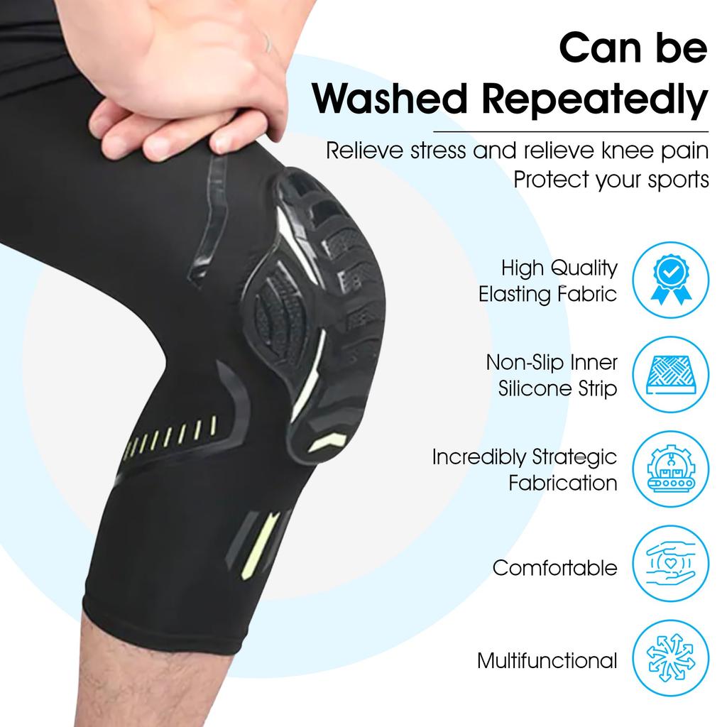 Inafuku Chrániče kolen Komprese nohou Šestihranné chrániče kolen Včelí plástev Kolenní ortéza pro ženy Muže Koleno Kolenní chránič pro Volejbal Fotbal Basketbal Tanec