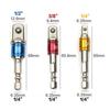 3Pcs/Set Hex Drill Bit Socket Adapter Drive Electric Impact Driver 3 Size