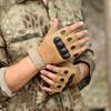 Mănuși tactice unisex cu degete complete și jumătate pentru exterior, pentru ciclism, sport și antrenament militar