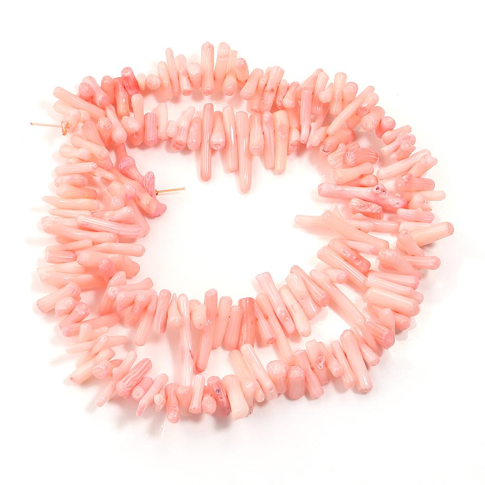 Natural Stone Coral Beads 6x15mm Irregular Shape Loose Spacer Stone Beads for Jewelry Making DIY Necklace Bracelets Accessoires