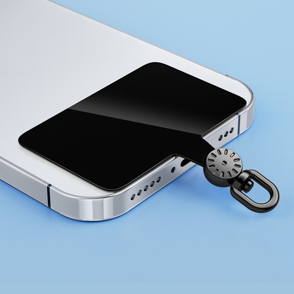 

Ультратонкий патч-клипса для шнурка на телефон, защита от падения, подвесной шнурок для мобильного телефона чёрный