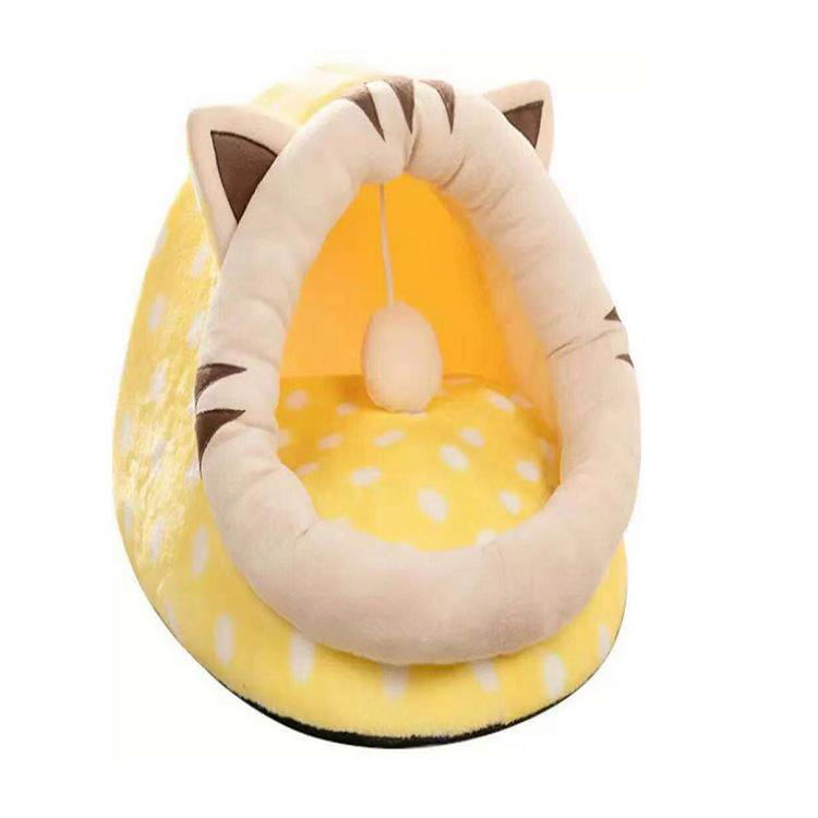 New Dog House Cat House Pet Semi-closed Four Seasons Universal Shape Cute Big Small Medium and Small Cats Essential Supplies
