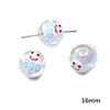 Acrylic Three-Dimensional Painted Beads Cartoon Colorful Hand-Painted Beads DIY Bracelet Mobile Phone Chain Accessories Fashion Handmade