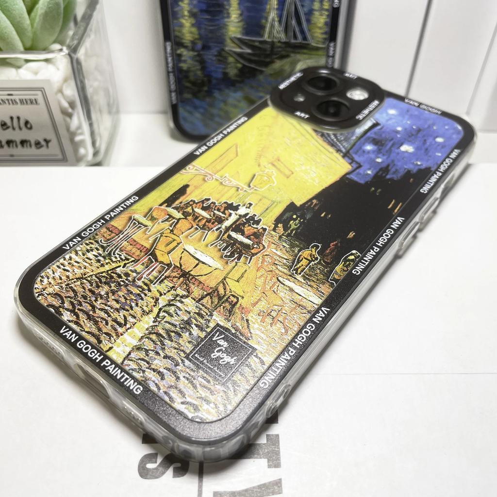 Van Gogh Art Aesthetic Phone Case For iPhone 16 15 14 13 12 11 Pro Max Mini XS X XR SE 8 7 Plus Sunflowers The Starry Night