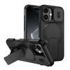 KEYSION Shockproof Armor Magnetic Case for iPhone 17 16 Plus Slide Camera Protect Kickstand Wireless Charging Phone Back Cover