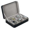 Dust-proof PU Leather Watch Box 6/10/12 Bit Watch Storage Box Zipper Watch Box  Men Women Use