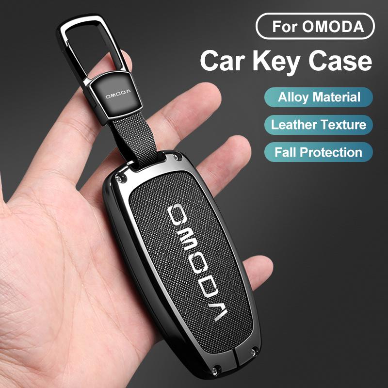 Zinc Alloy Auto Key Fob Cover Case Housing Mount Full Protector Fit For Chery Auto Omoda C5 5 Fx 7 8 Pro Plus Keyless Auto Accessories