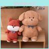 Cute Bear Puppy Rabbit Fox Plush Toy Cartoon Girl Sleep Companion Holiday Gift