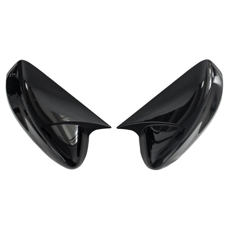 For US Nissan Altima 2013 2014 2015-2018 ABS Rearview Side Mirror Cover Wing Cap Exterior Door Housing Trim Adhesive Sticker