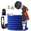 Magic Expandable Garden Hose Set - High-Pressure Flexible Water Hose for Car Wash and Lawn Irrigation.