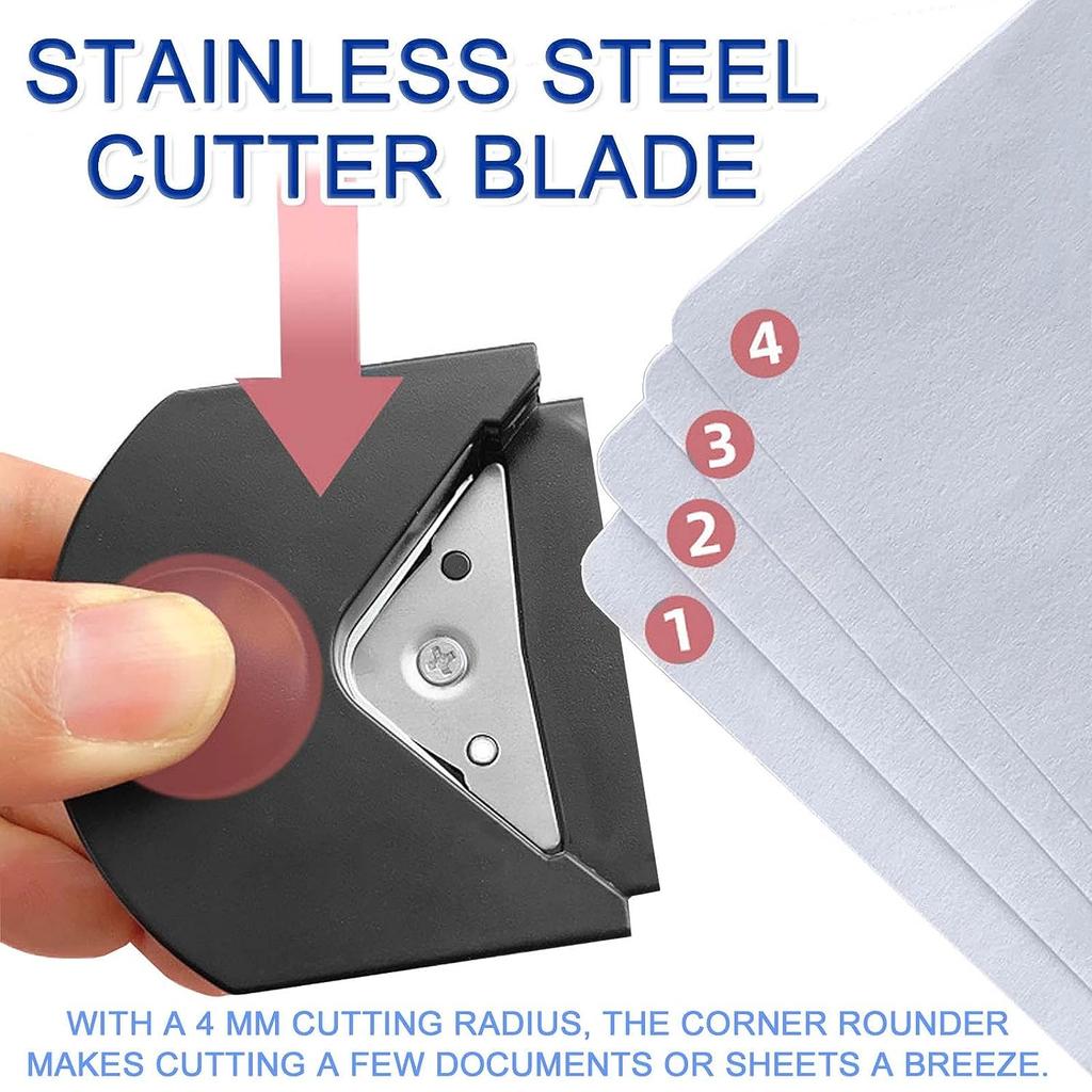4mm Radius Corner Rounder Punch Paper Corner Rounder Paper Hole Cutter for Photo Paper Corner Cutter KTY