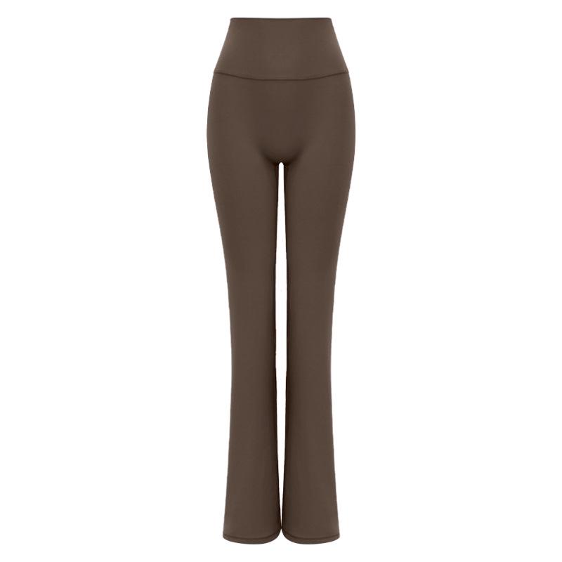 

Женские летние брюки клеш для йоги с высокой эластичностью - Ощущение наготы, Подтягивающие бедра, Для занятий спортом на открытом воздухе и фитнесом. S