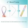 4 Pieces Flexible Ruler 12 Inch / 30 cm Bendable Soft Plastic Ruler Colorful Shatterproof Straight Edge Ruler for School, Classroom, Office